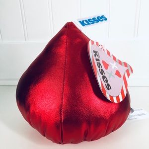 Hershey’s Kiss Red Metallic Fabric Plush Toy 6”